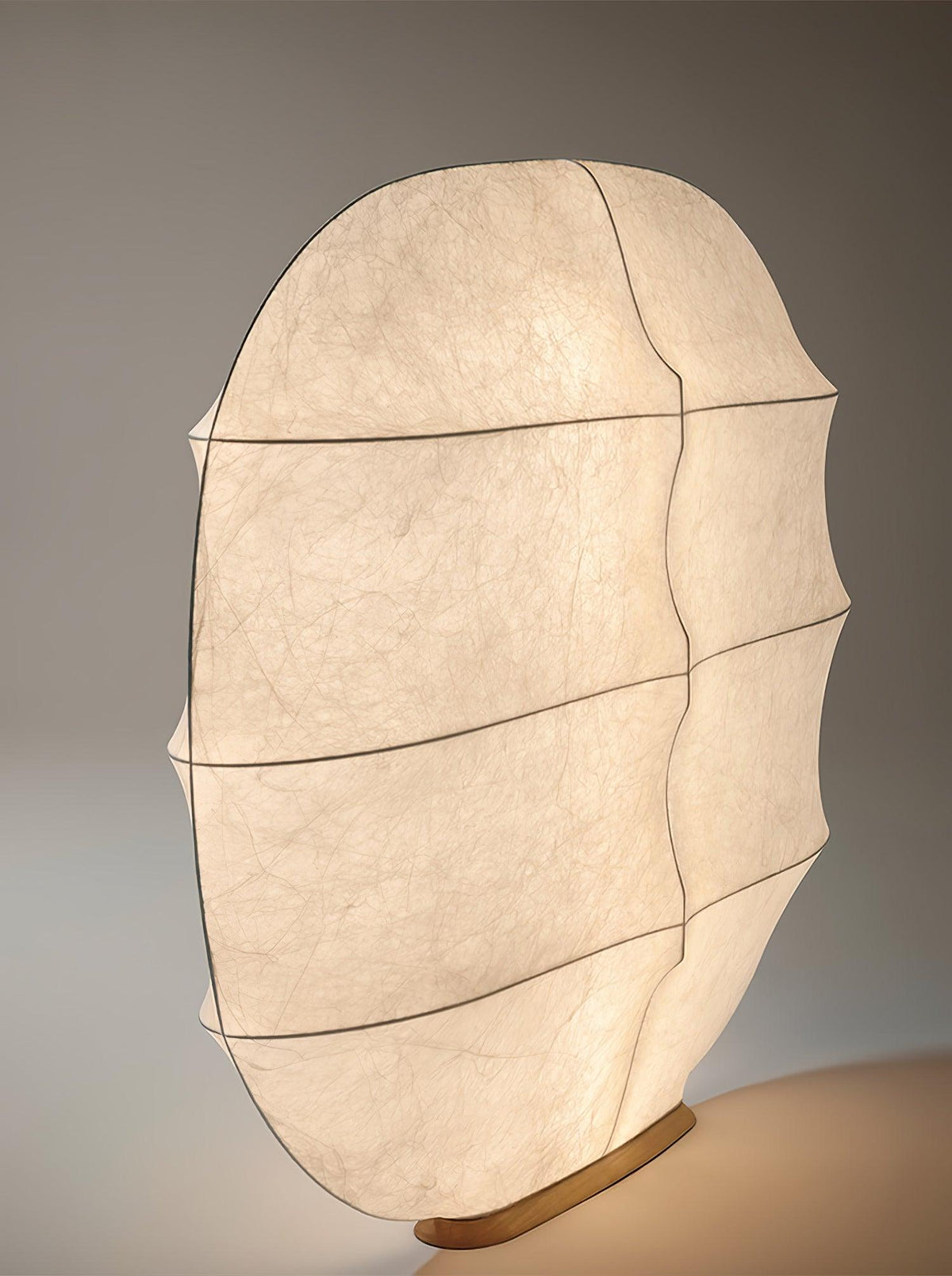 Lylaeos Organic Form Imitation Seide Wandleuchte