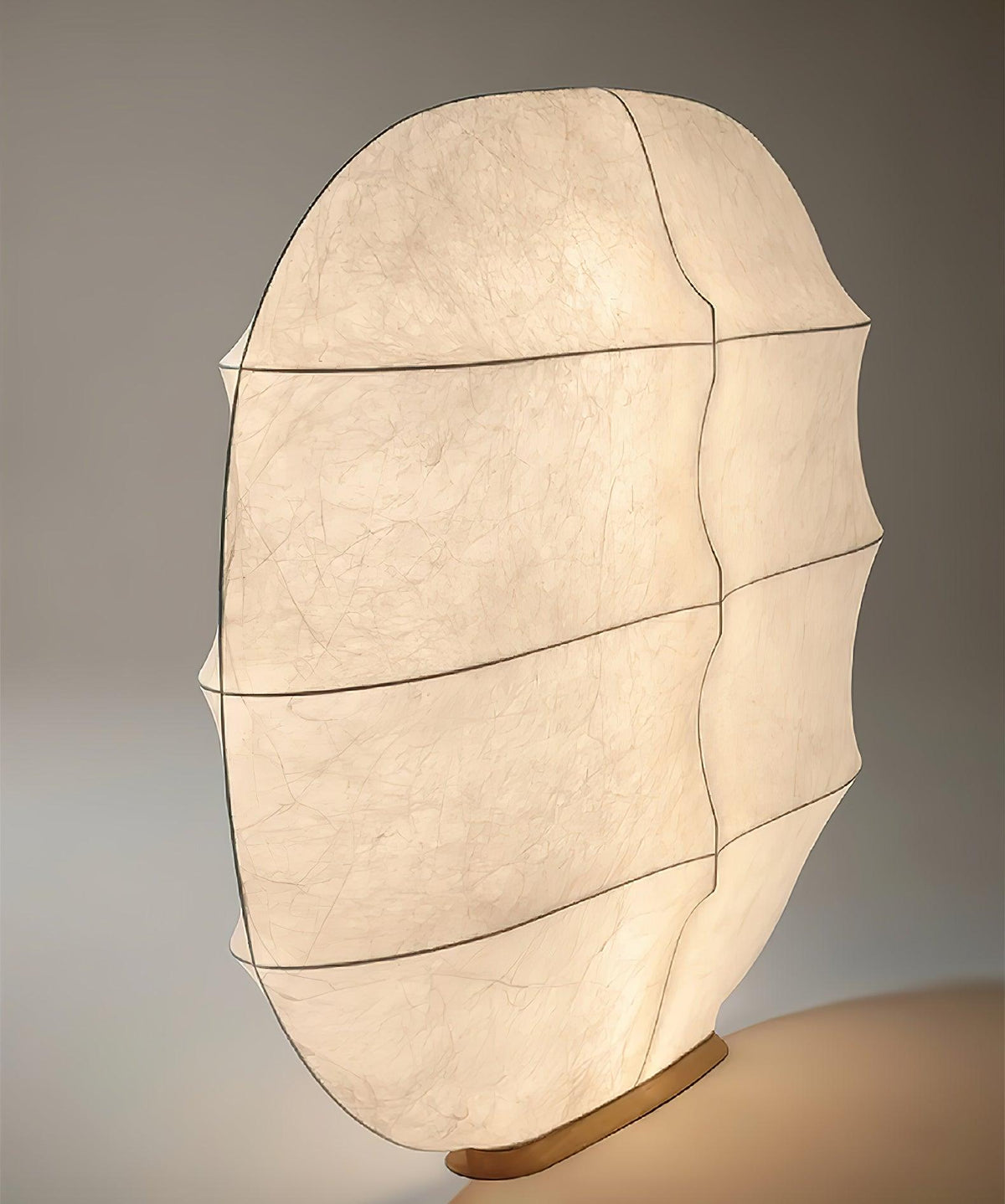Lylaeos Organic Form Imitation Seide Wandleuchte