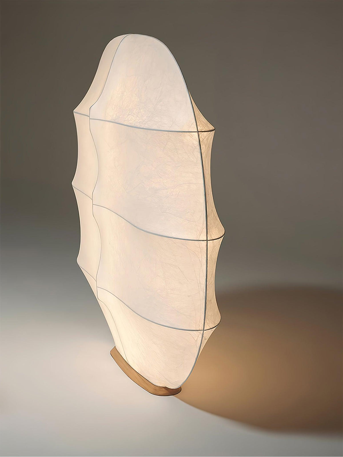 Lylaeos Organic Form Imitation Seide Wandleuchte