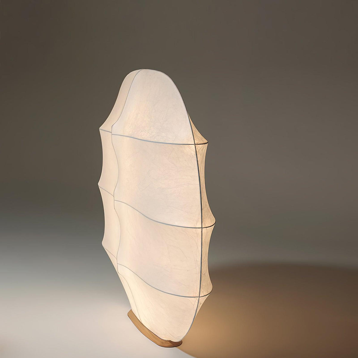 Lylaeos Organic Form Imitation Seide Wandleuchte