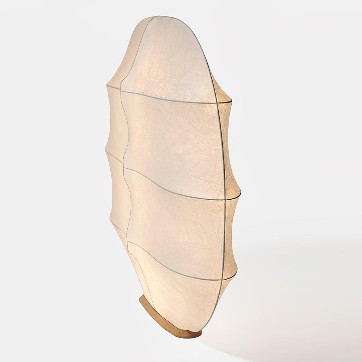 Lylaeos Organic Form Imitation Seide Wandleuchte