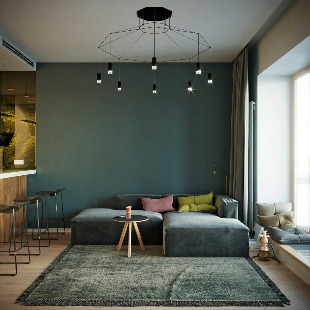 Elaalora Pendelleuchte Geometrisches Drahtdesign Schwarz LED