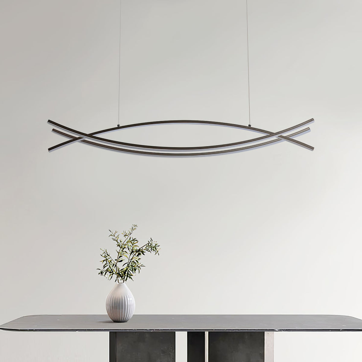 Curinis Kronleuchter im zeitgenössischen minimalistischen Stil mit LED