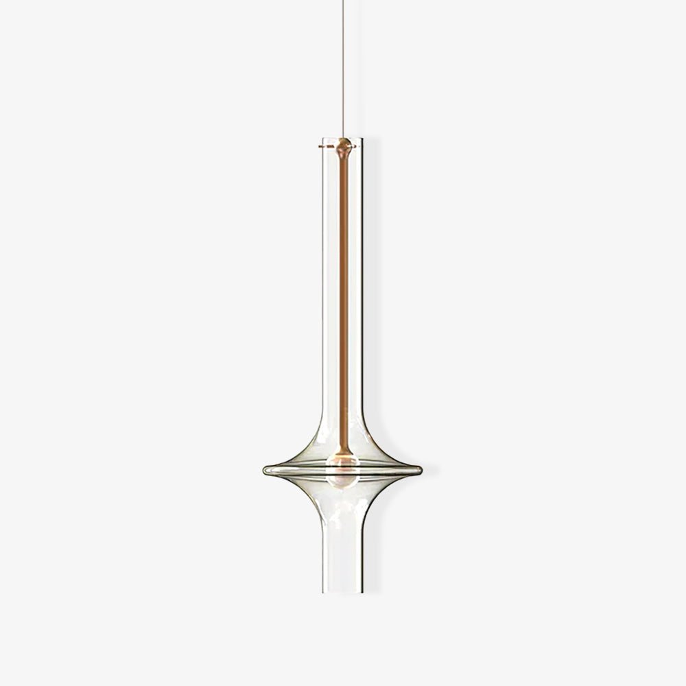 Sarenol Pendelleuchte aus Glas im industriellen Glam-Stil