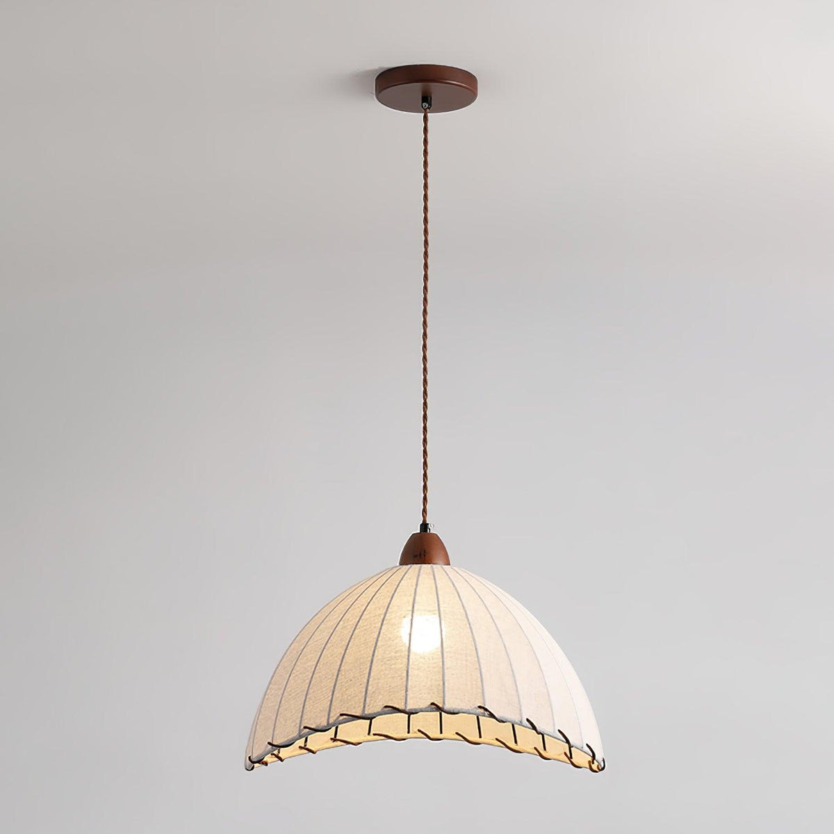 Linoena moderne Pendelleuchte aus Stoff