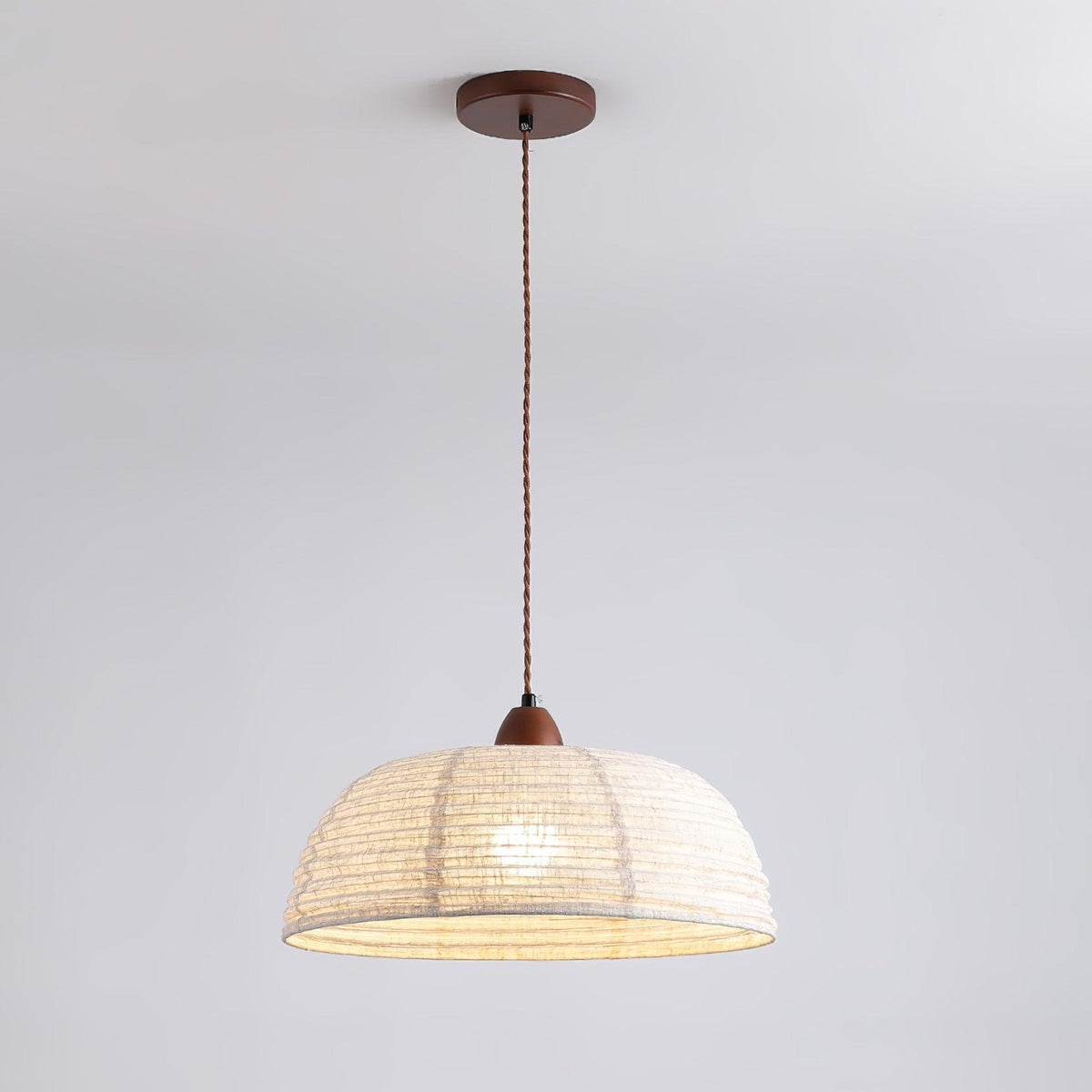 Linoena moderne Pendelleuchte aus Stoff