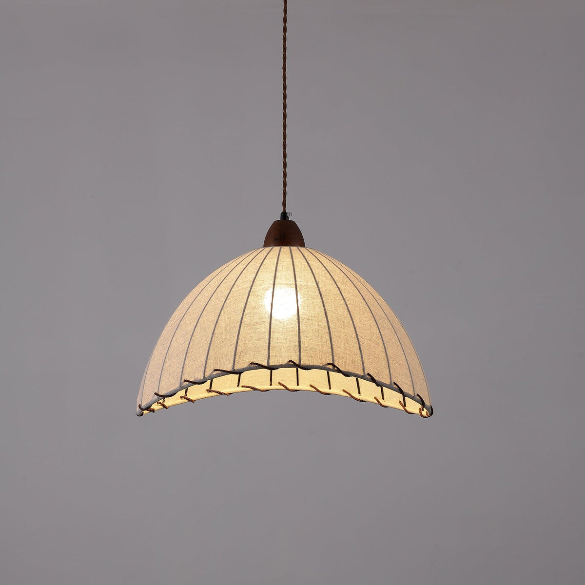 Linoena moderne Pendelleuchte aus Stoff