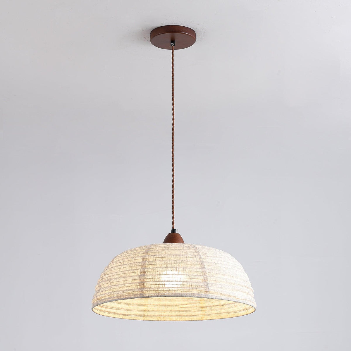 Linoena moderne Pendelleuchte aus Stoff