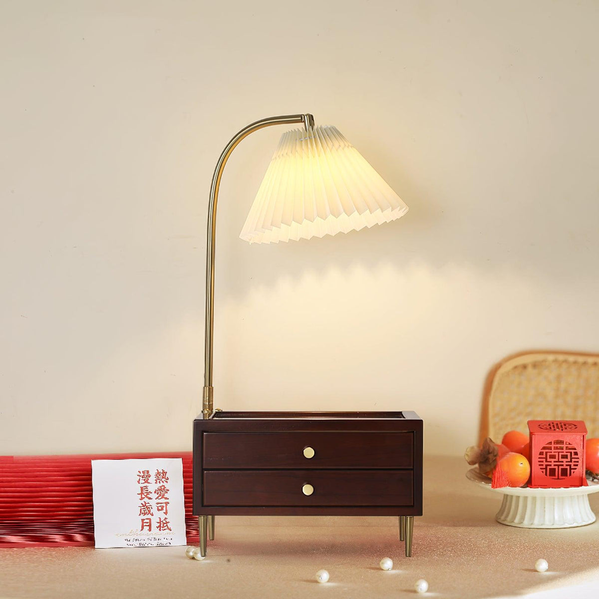 Fold Classic Stoff-Tischlampe
