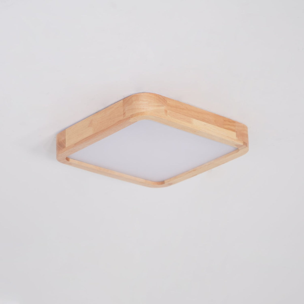 Aldalaya Deckenleuchte aus Holz mit geometrischem LED-Licht