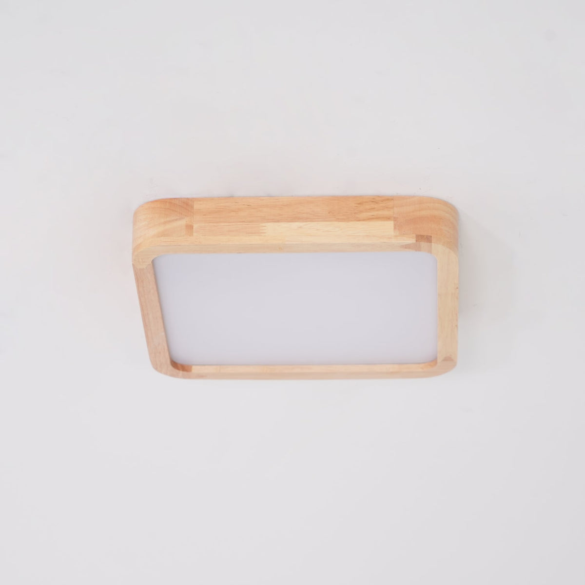 Aldalaya Deckenleuchte aus Holz mit geometrischem LED-Licht