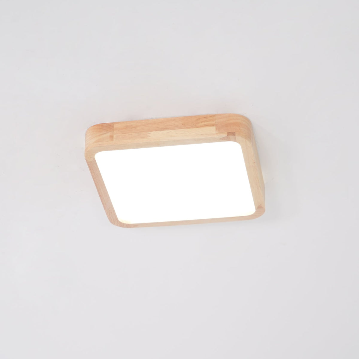 Aldalaya Deckenleuchte aus Holz mit geometrischem LED-Licht