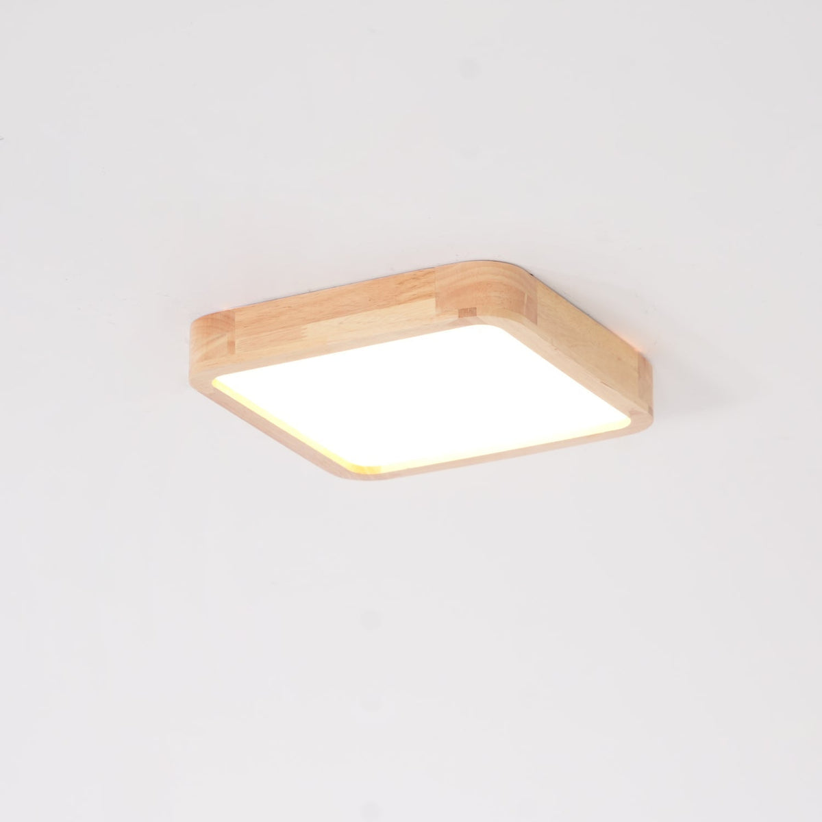 Aldalaya Deckenleuchte aus Holz mit geometrischem LED-Licht