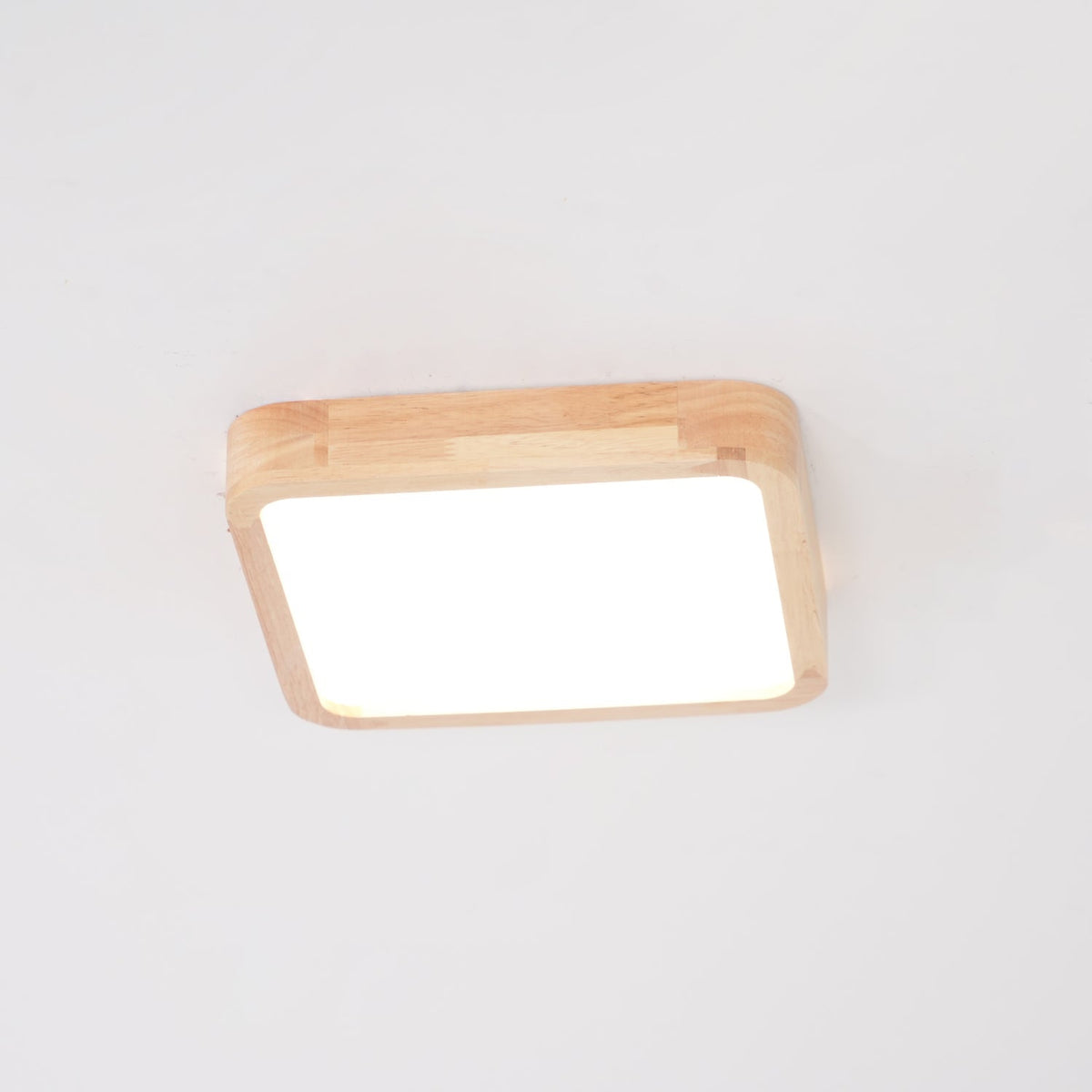 Aldalaya Deckenleuchte aus Holz mit geometrischem LED-Licht