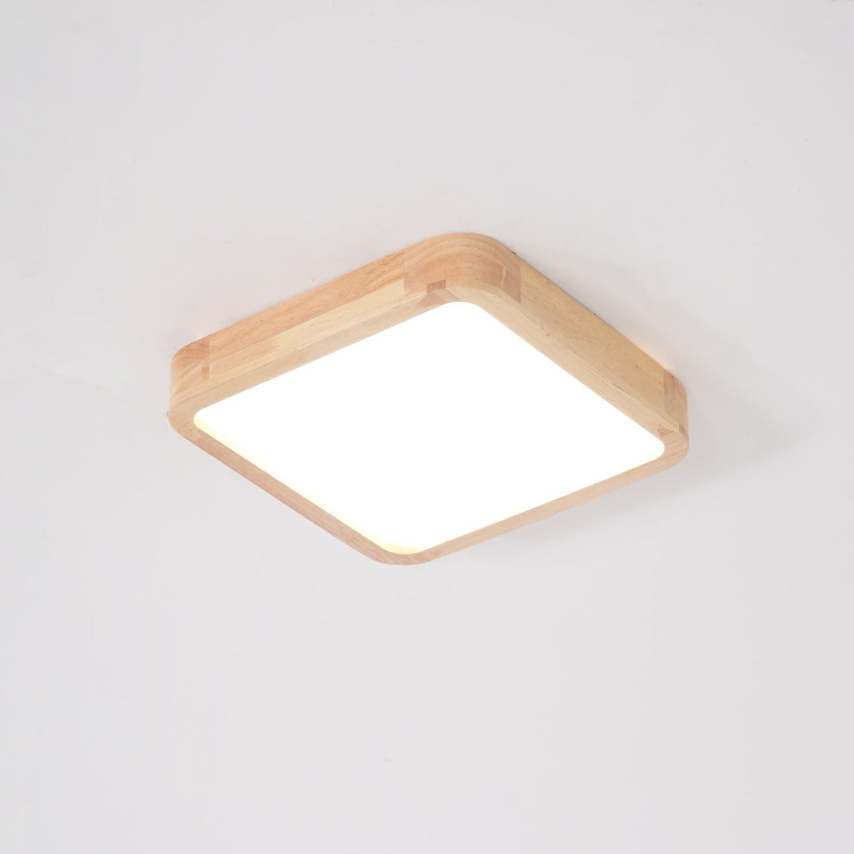 Aldalaya Deckenleuchte aus Holz mit geometrischem LED-Licht
