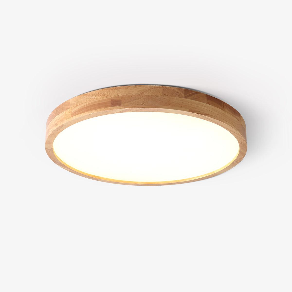 Aldalaya Deckenleuchte aus Holz mit geometrischem LED-Licht