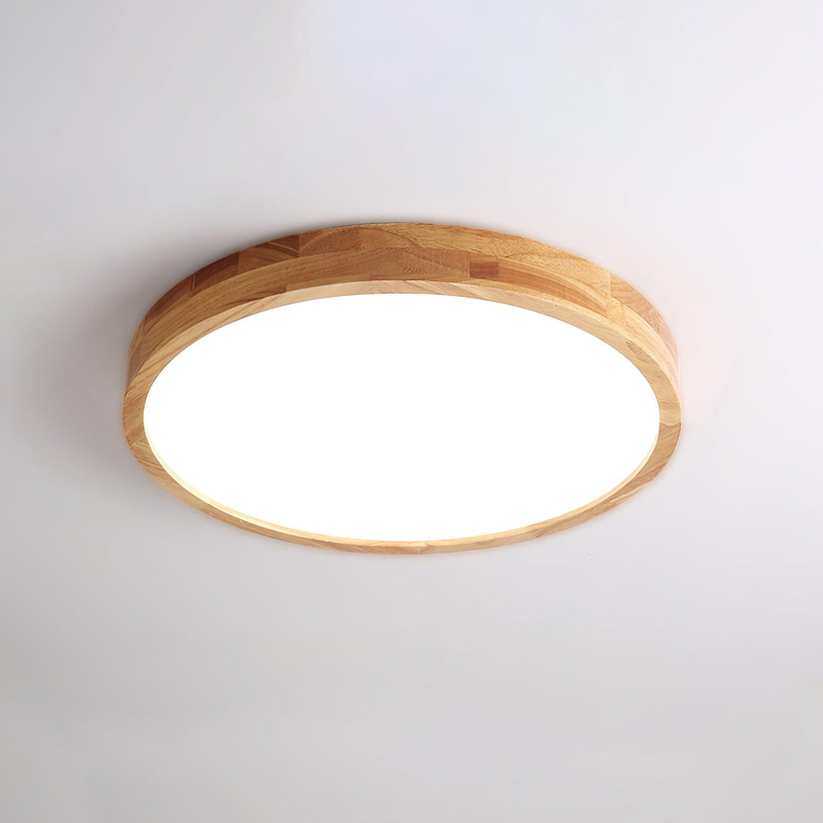 Aldalaya Deckenleuchte aus Holz mit geometrischem LED-Licht