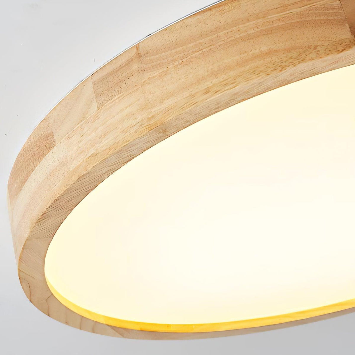 Aldalaya Deckenleuchte aus Holz mit geometrischem LED-Licht