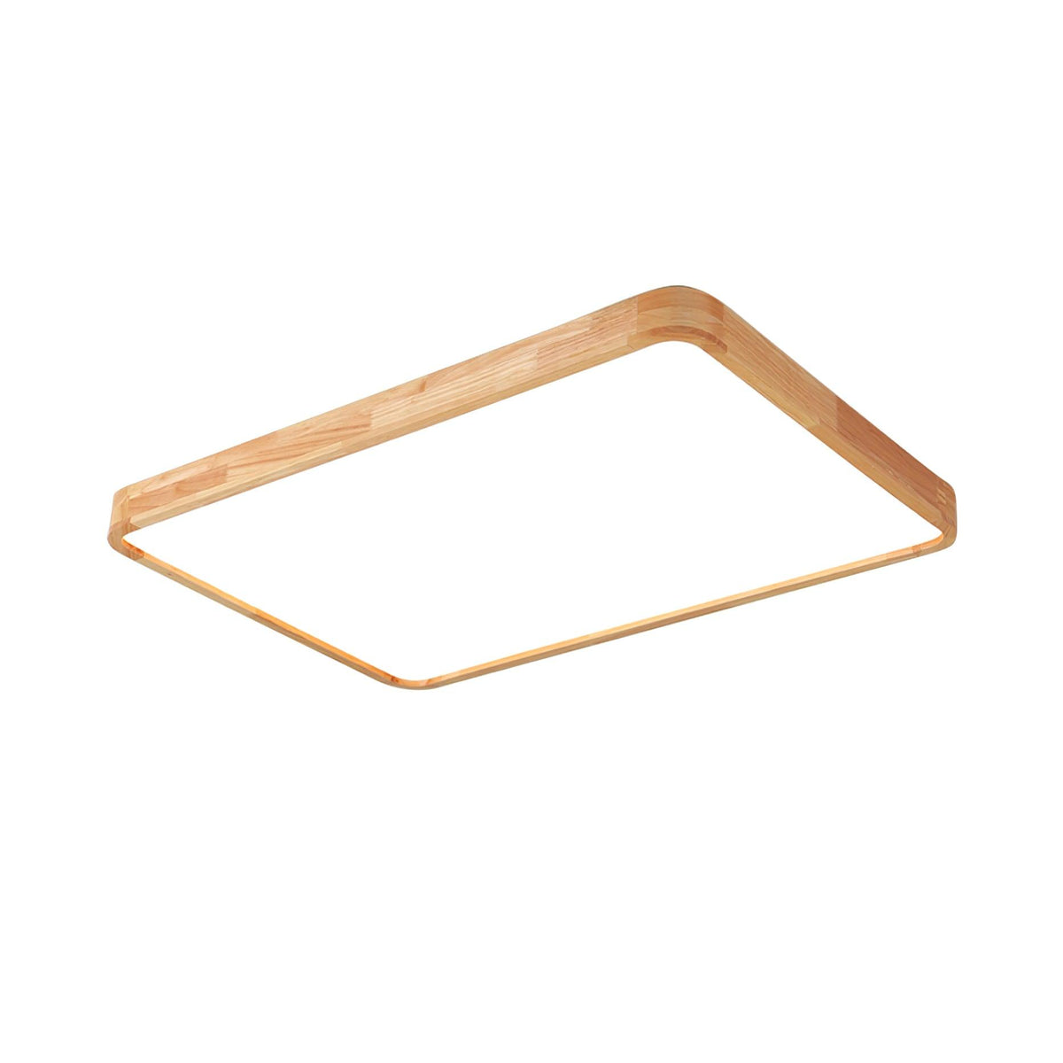 Aldalaya Deckenleuchte aus Holz mit geometrischem LED-Licht