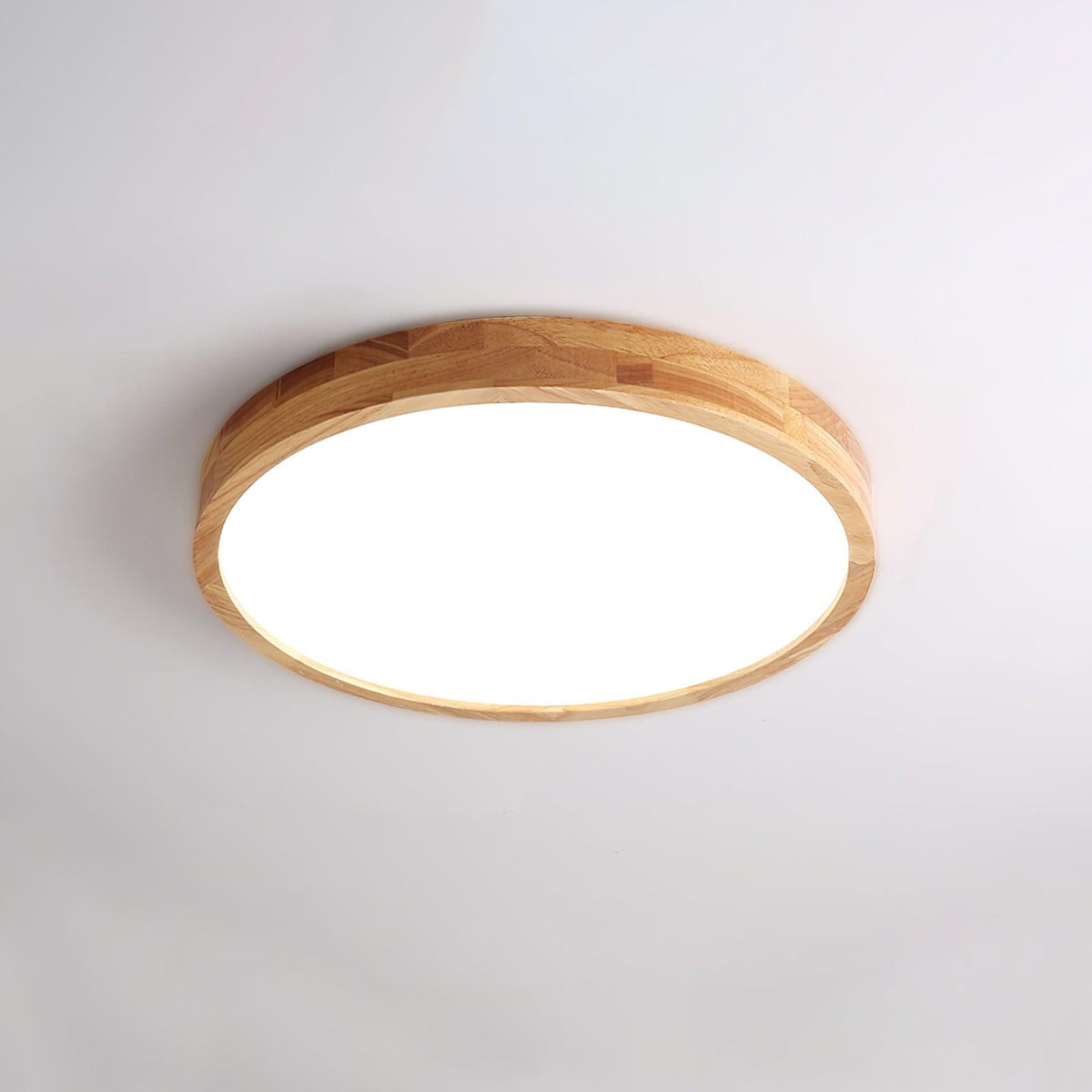 Aldalaya Deckenleuchte aus Holz mit geometrischem LED-Licht