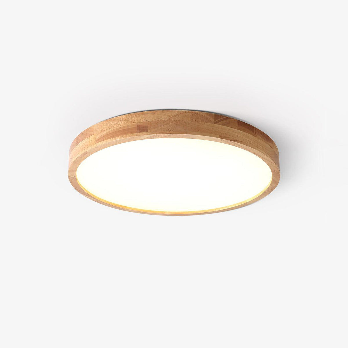 Aldalaya Deckenleuchte aus Holz mit geometrischem LED-Licht