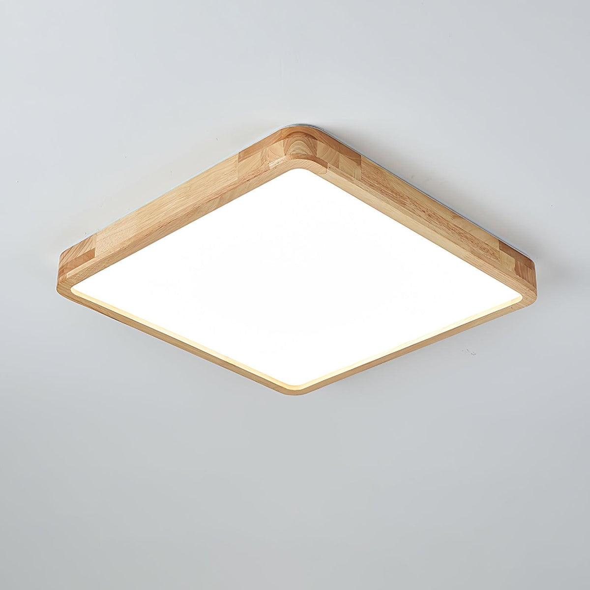 Aldalaya Deckenleuchte aus Holz mit geometrischem LED-Licht