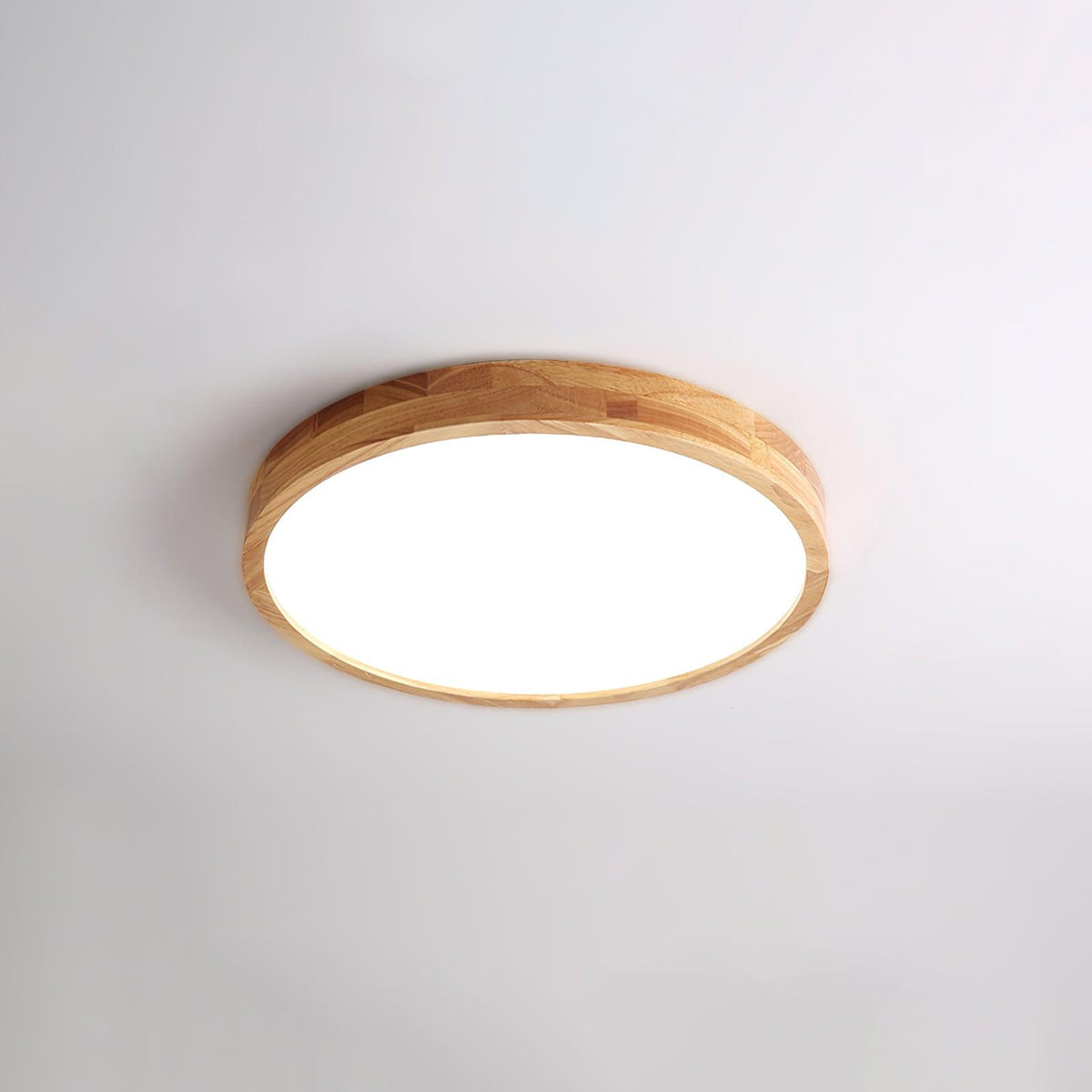 Aldalaya Deckenleuchte aus Holz mit geometrischem LED-Licht