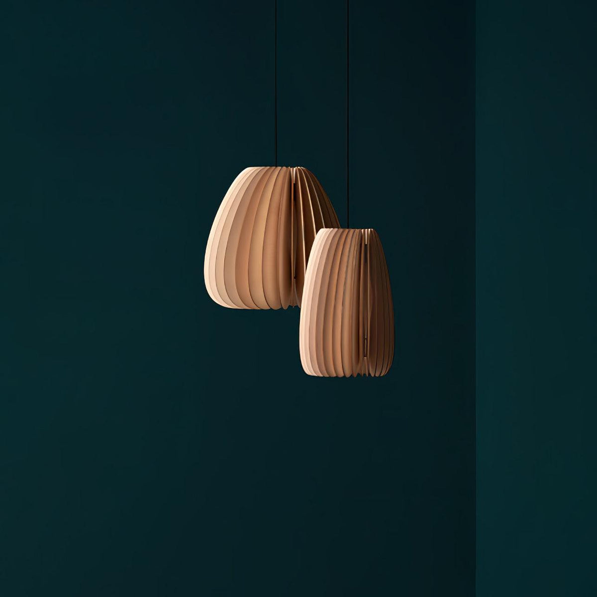 Jior Elegance Unique Orb Pendelleuchte aus Holz