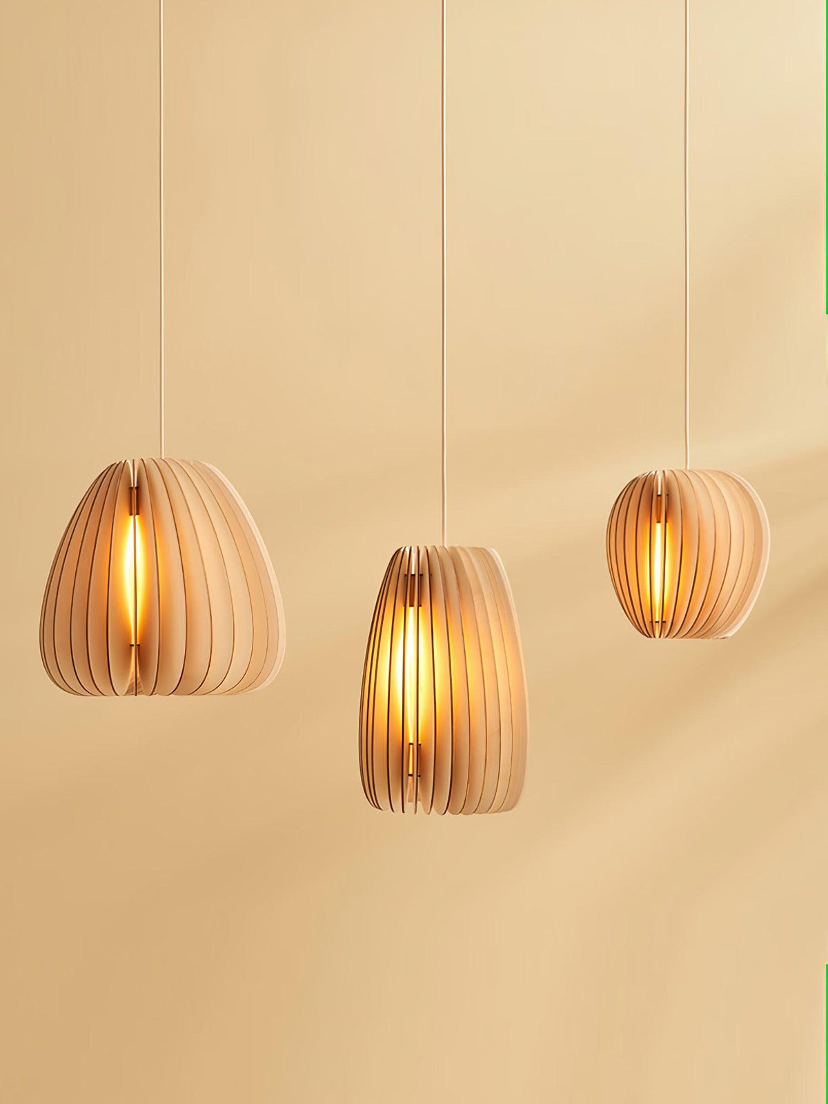 Jior Elegance Unique Orb Pendelleuchte aus Holz