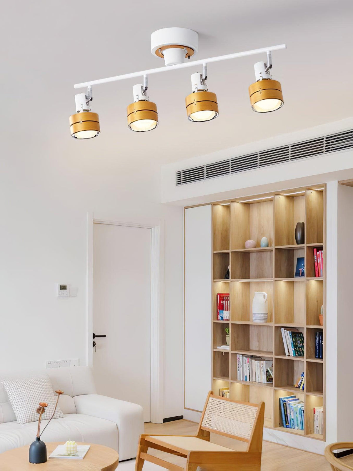 Elsorila Elegance verstellbare Spot-Deckenleuchte aus Holz