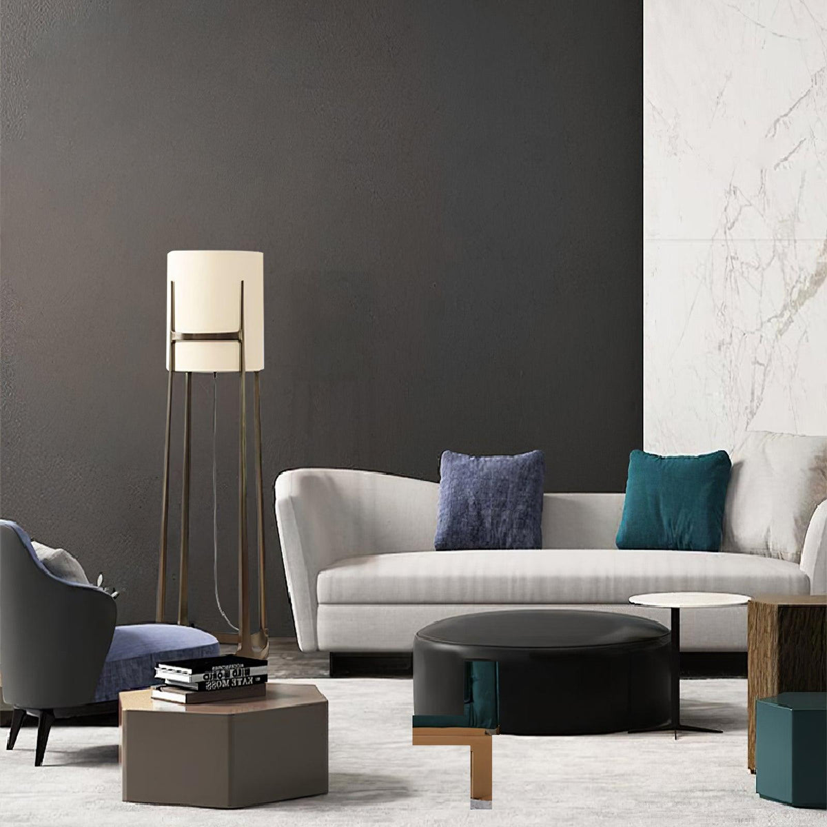 Mirinelle Classic Stoff-Stehleuchte
