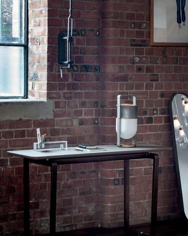 Kiorven Kunstglas-Tischleuchte