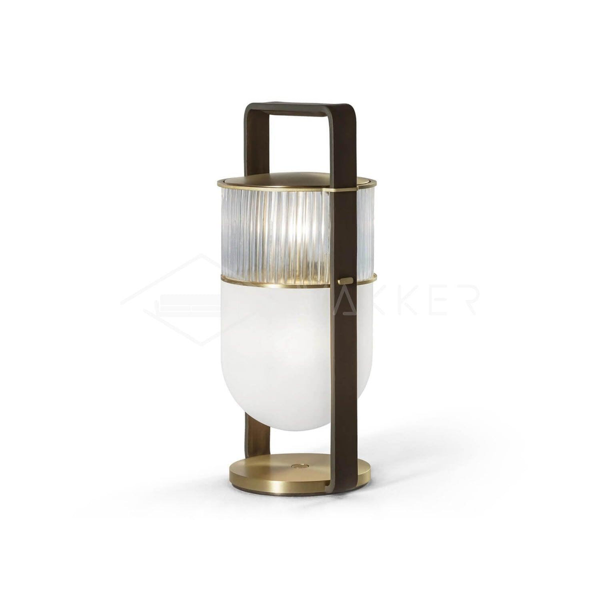 Kiorven Kunstglas-Tischleuchte