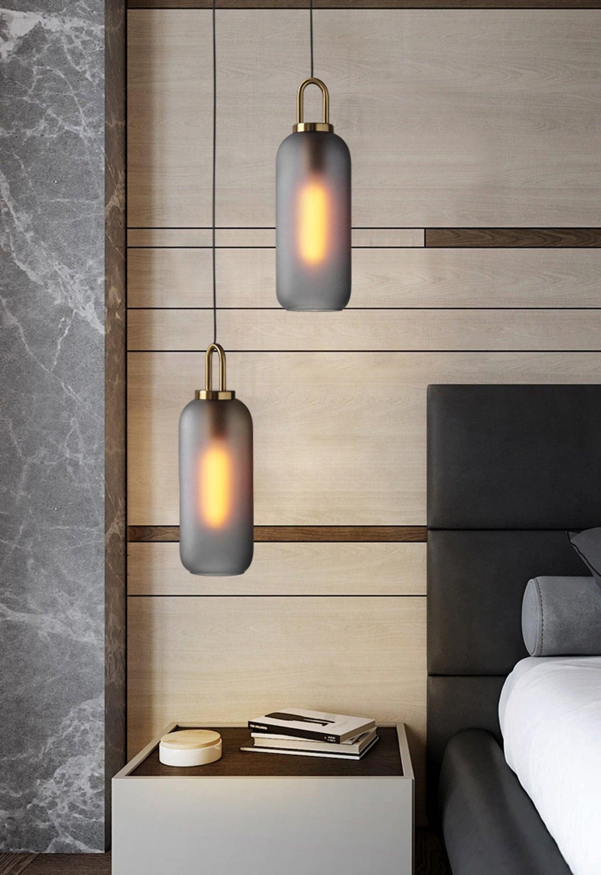 Eirisina Pendelleuchte Pendulum aus Glas