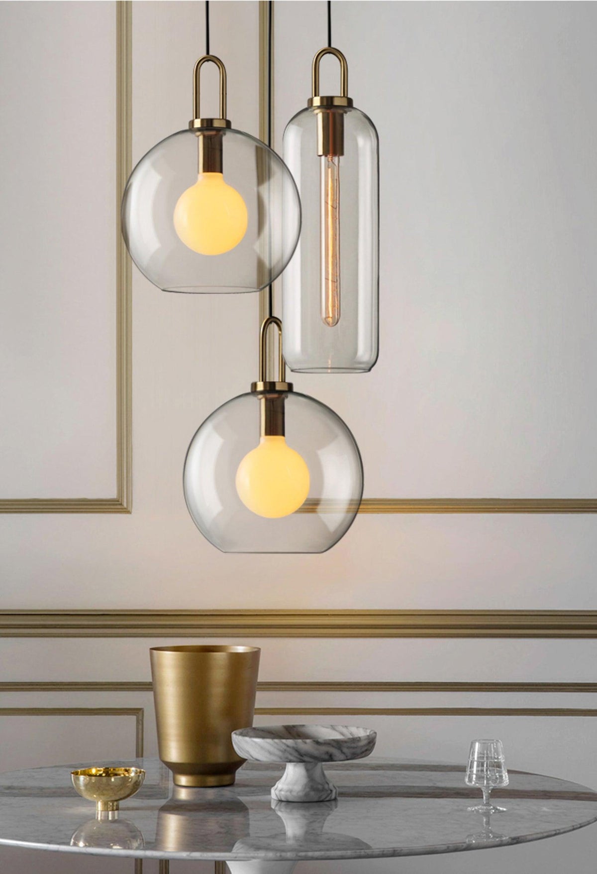 Eirisina Pendelleuchte Pendulum aus Glas