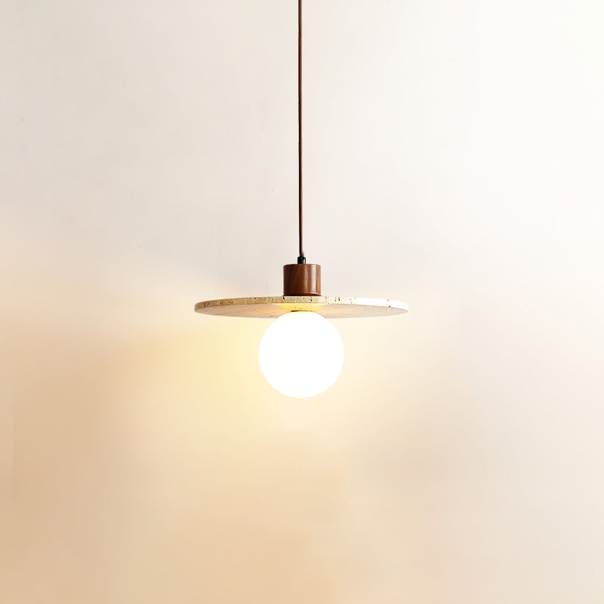 Seroaya Travertine Pendelleuchte Sechs Stil