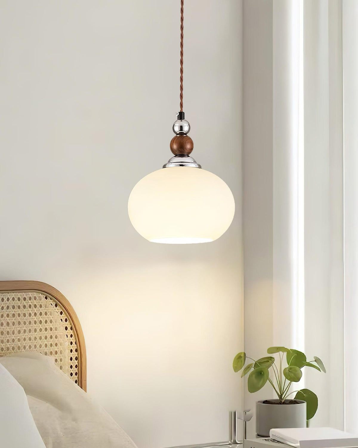 Eiruelia Pendelleuchte aus Glas im modernen Stil