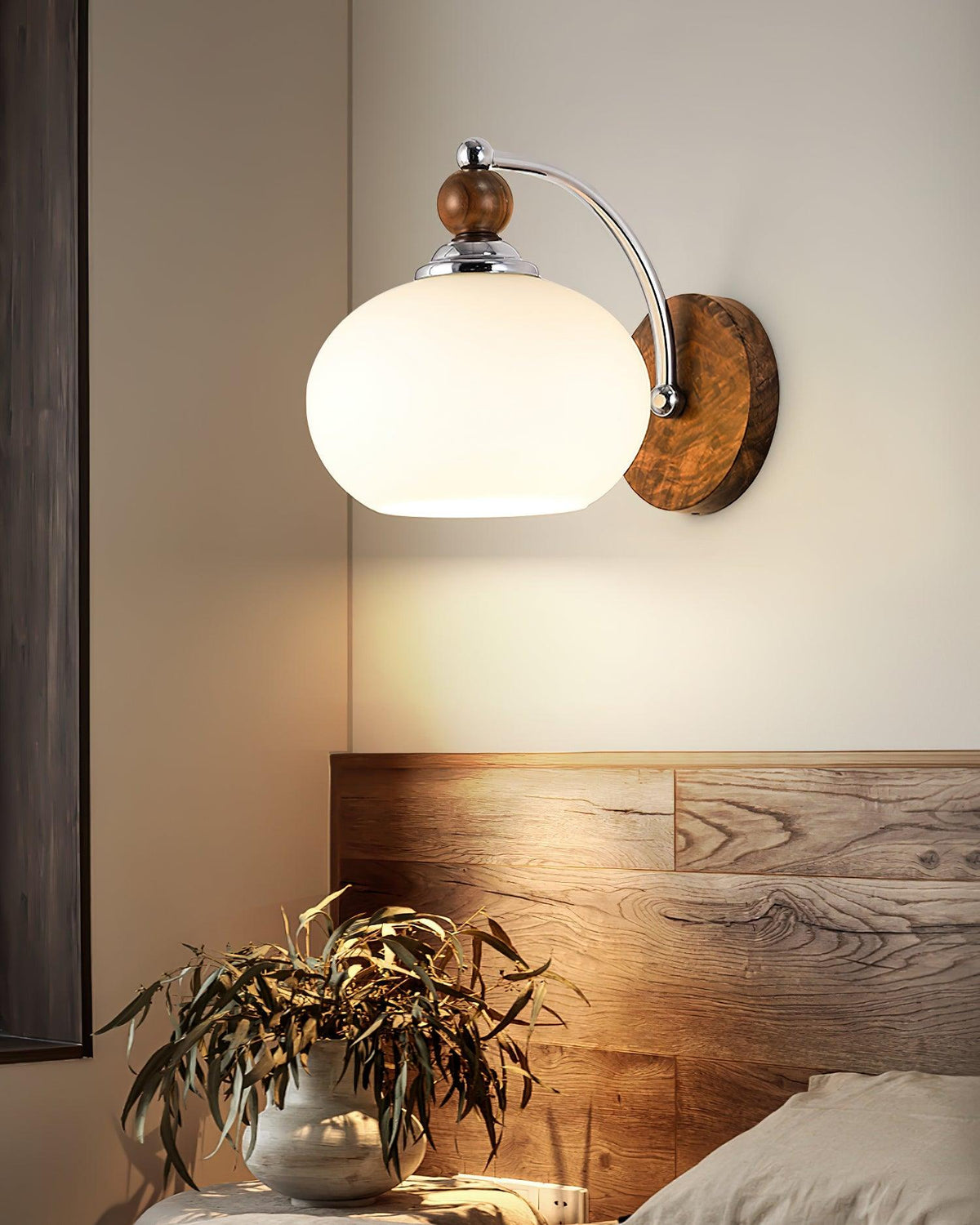 Vicare Premium Nordische Kunstglas-Wandleuchte
