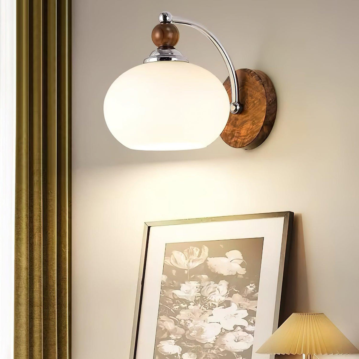 Vicare Premium Nordische Kunstglas-Wandleuchte