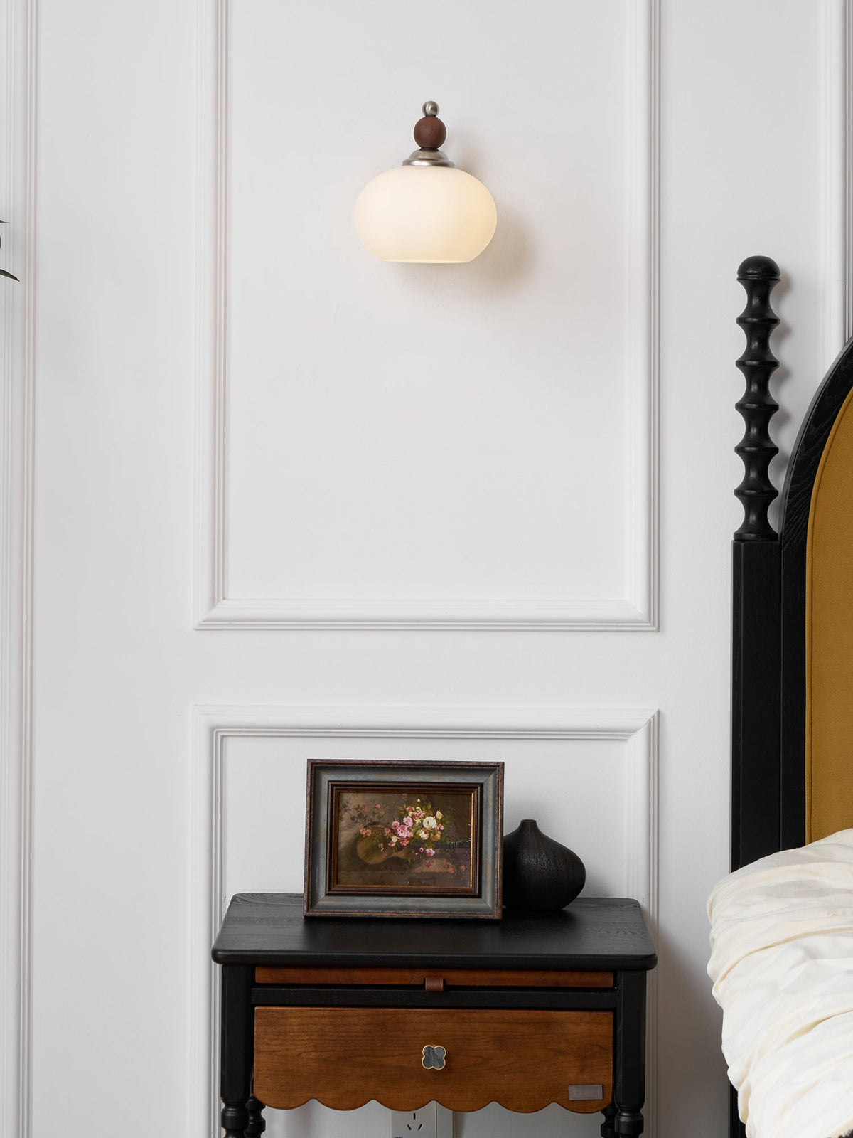Vicare Premium Nordische Kunstglas-Wandleuchte