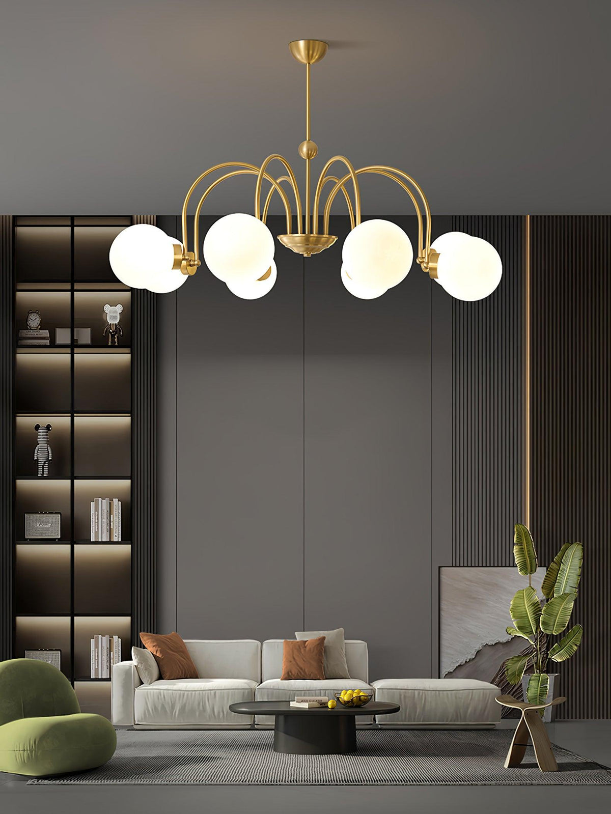 Lioruaine Luxe Kronleuchter aus Glas