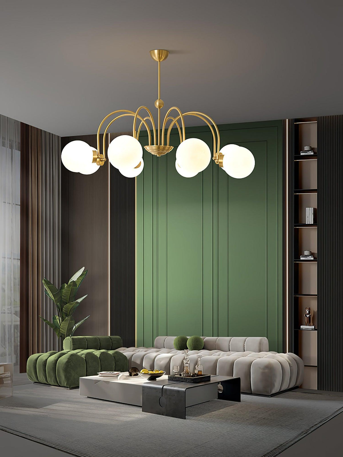 Lioruaine Luxe Kronleuchter aus Glas