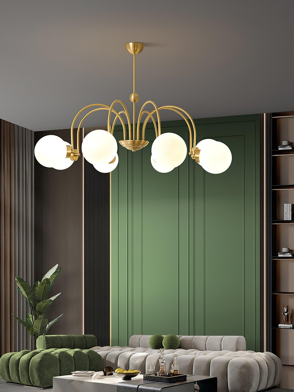 Lioruaine Luxe Kronleuchter aus Glas