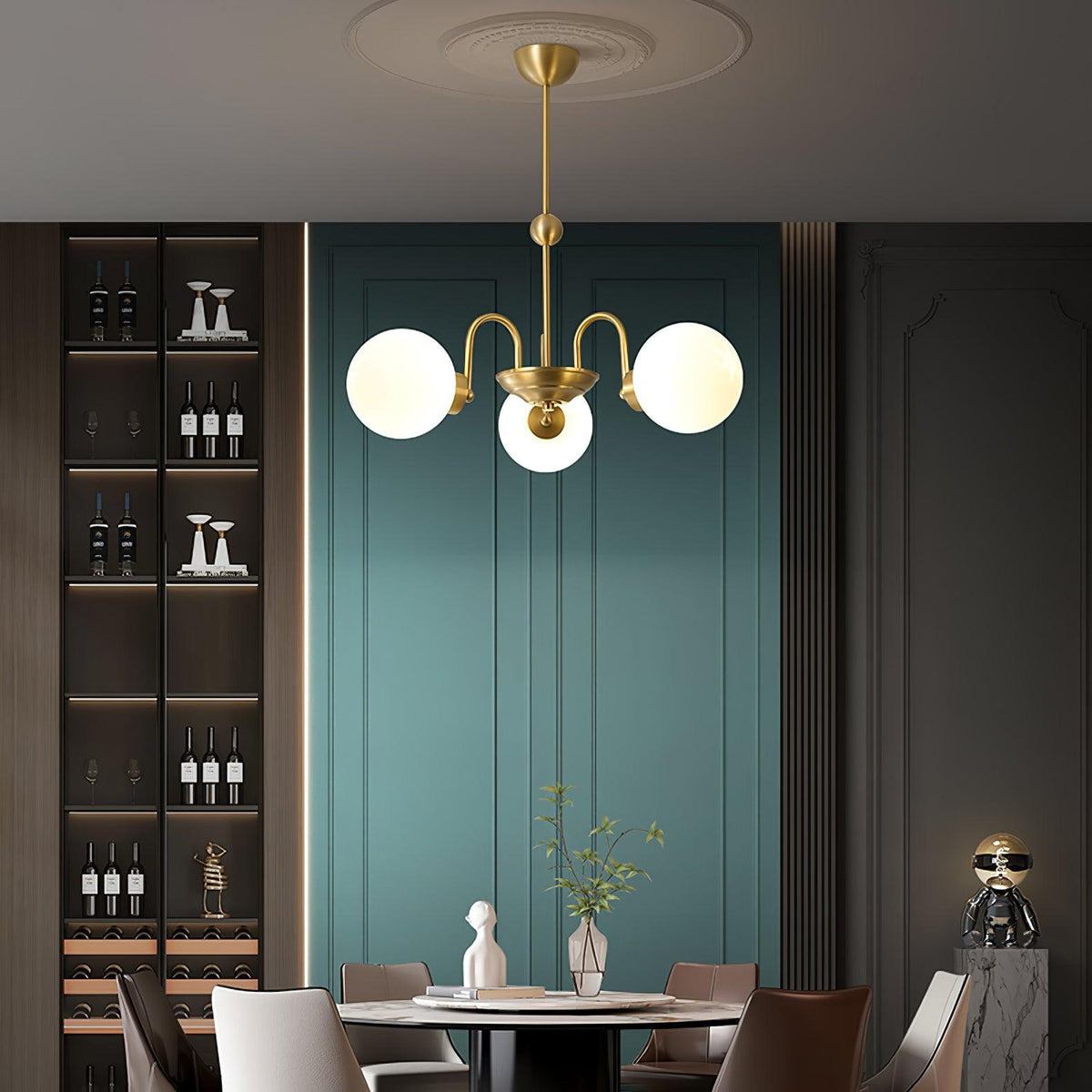 Lioruaine Luxe Kronleuchter aus Glas