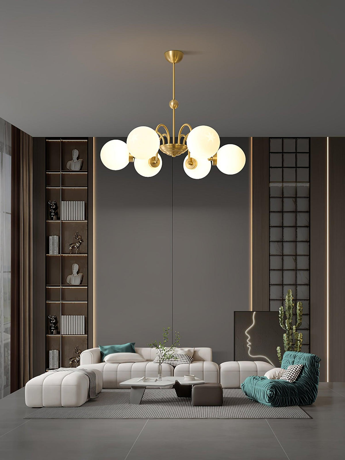 Lioruaine Luxe Kronleuchter aus Glas