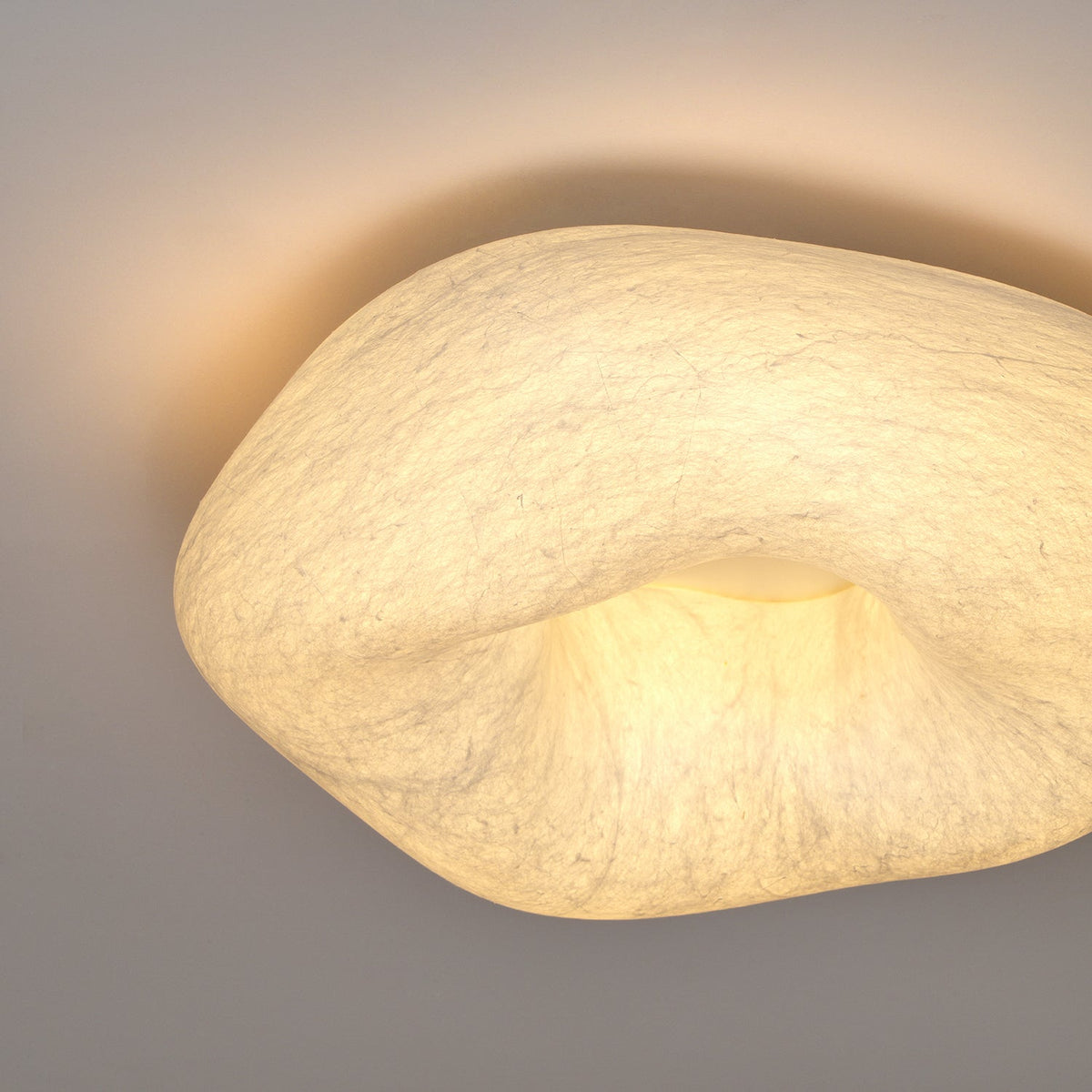Calerelle Deckenleuchte Wolkenform Seide Elegant