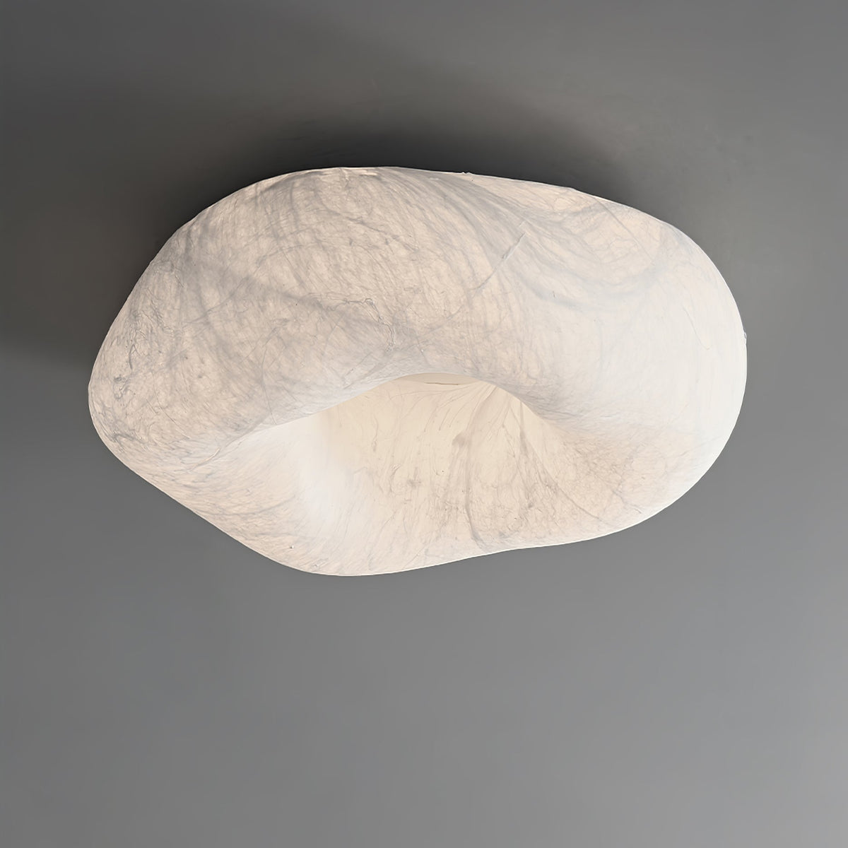 Calerelle Deckenleuchte Wolkenform Seide Elegant