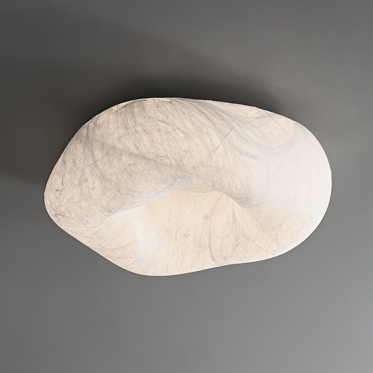 Calerelle Deckenleuchte Wolkenform Seide Elegant