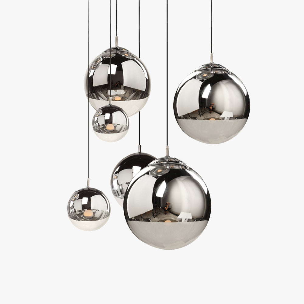 Valentina Industriell Kreativ Metall Glas Pendelleuchte Wohnzimmer