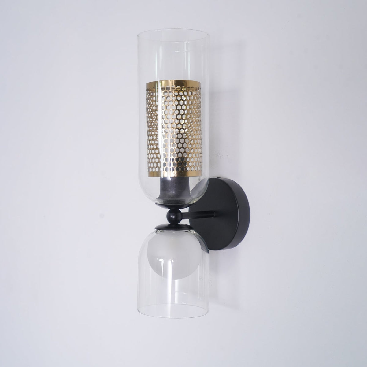 Alvynan Premium skandinavische Kunstglas-Wandleuchte